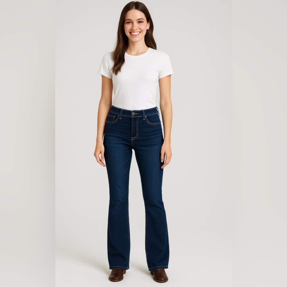 Navy Women's Flare Jeans